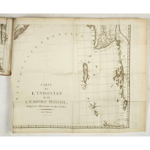 Old map image download for Recueil de cartes géographiques pour la description de l'Indostan . . .