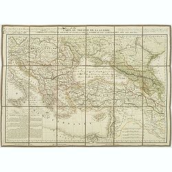 Carte du théatre de la guerre comprenant la Turquie d'Europe et d'asie. . .