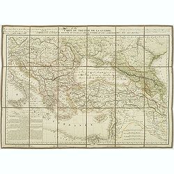 Carte du théatre de la guerre comprenant la Turquie d'Europe et d'asie. . .
