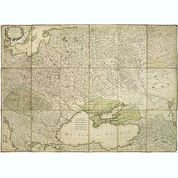 Carte du théatre de la guerre presente entre les Russes, les Polonois et les Turcs. . .