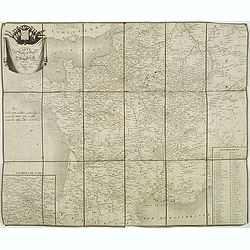 Carte des routes de poste de France dressée par Tardieu Graveur 1838.