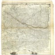 Old map image download for Carte particuliere d'une grande partie des estats situez sur le haut rhein et sur les rivieres qui si déchargent comme sont L'Alsace, la Souabe et la Lorraine,&c. . .