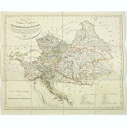 Allgemeine Charte zur Uebersicht der Kirchlichen Verfassung des oesterreichischen Staates = Carte eccle´siastique de la monarchie autrichienne : mit Bemerkung aller Erzbisthu¨mer. . .