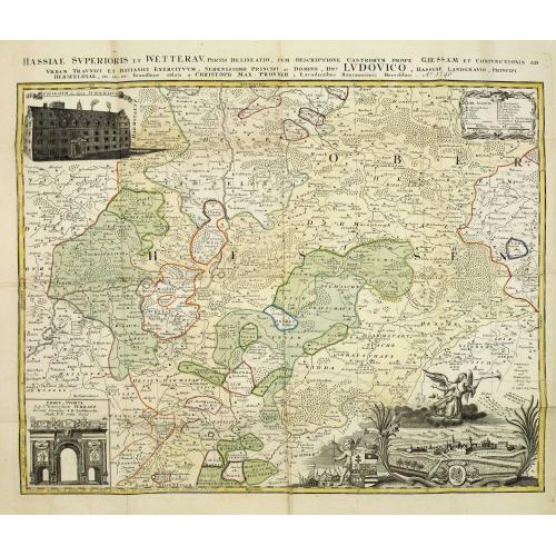 Old map image download for Hassiae superioris et Wetterav, partis delineatio. . .