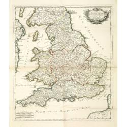 Le royaume d'Angleterre divise en comtez et baronnie. . .