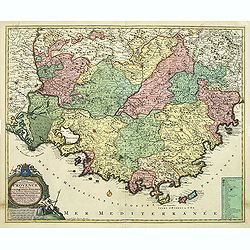 Comte de gouvernement général de Provence divisé en ses sénéchaussees et vigurie. . .