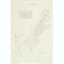 Plan der insel und stadt New-York. Bl. 18.