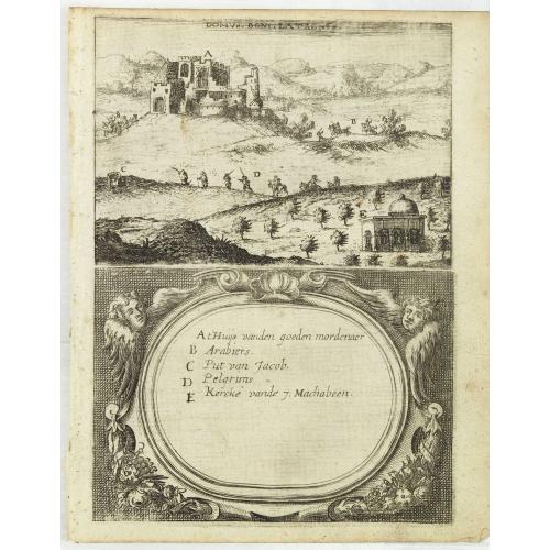 Old map image download for Domue. Boni. Latronis. [with Jacob's Well ]