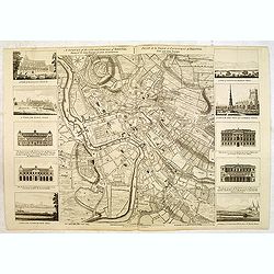 A Survey of the City and Suburbs of Bristol Survey'd by John Rocque Land Surveyor at Charing Cross, 1750 / Plan de la Ville et Faubourgs de Bristol Leve par Jean Rocque a Charing Cross a Londres 1750