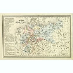 Prusse et confédération Germanique.
