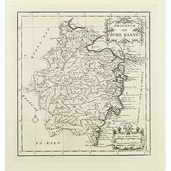 Carte de la province de Tche kiang 浙江 [Zhejiang]