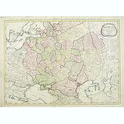 Imperium Russicum, cum regionibus adiacentibus duabus Tabulis ex optima quae A. 1784 tribus foliis comparavit Mappa geographica, aliisque subsidiis delineatum a C. Mannert, Tabula Ima. . .