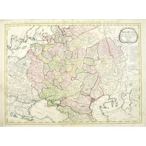 Old map image download for Imperium Russicum, cum regionibus adiacentibus duabus Tabulis ex optima quae A. 1784 tribus foliis comparavit Mappa geographica, aliisque subsidiis delineatum a C. Mannert, Tabula Ima. . .