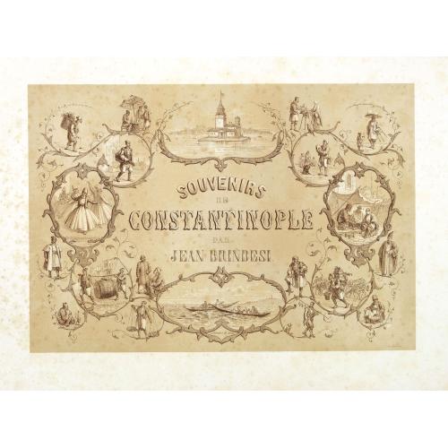 Old map image download for (Title page) Souvenirs de Constantinople . . .