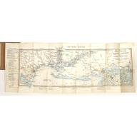Military map of the countries between Odessa & Perekop with the stations of the Russian forces.