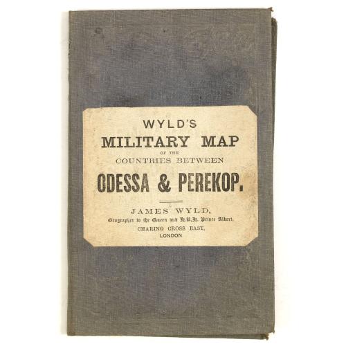 Download a free HR-image of  Military map of the countries between Odessa & Perekop with the stations of the Russian forces.