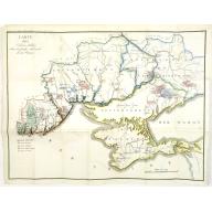 Old map image download for Carte des Colonies établies dans la partie Sud-Ouest de la Russie.