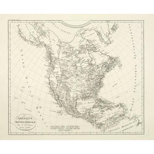 Old map image download for Amerique Septentrionale. . .