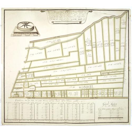 Old map image download for Voor den Weledelen Heer Mr Cornelis Pieter Pompe van Meerdervoort, Heere van Zwijndrecht. . .