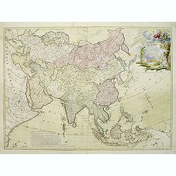 L'Asie divisée en ses regions et etats et subdivisée en ses principales parties. . .