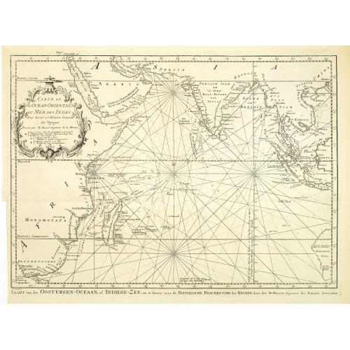 Old map image download for Carte de L'Ocean Oriental ou Mer des Indes..