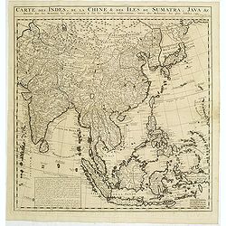 Carte des Indes, de la Chine & des Isles de Sumatra, Java &c..