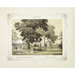 BATAVIA. Woning van Z. Exc. Den Generaal van het leger. Hotel de S. Exc. Le général.