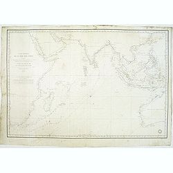 Carte Generale de la Mer des Indes Dressée par M.M.P.Daussy . . . P.E.Wissocq. . .
