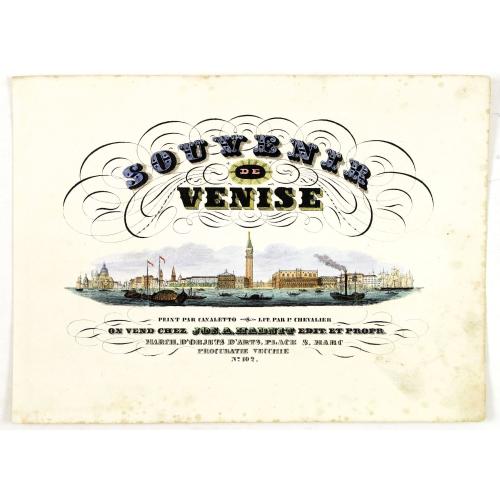 Old map image download for (Title page) Souvenir de Venise.