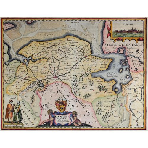 Old map image download for Groninga Dominium.