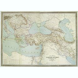 Image download for Carte générale de L'Empire Ottoman en Europe et en Asie dressée par Henri Kiepert . . .