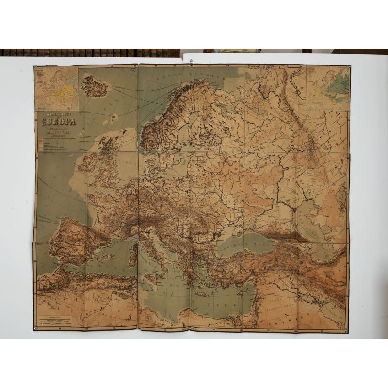 Wandkarte von Europa von H.Berghaus. . .