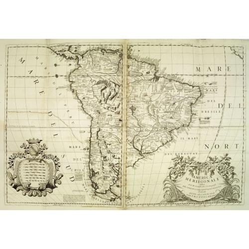 Old map image download for America meridionale . . .