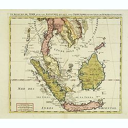 Le Royaume de Siam avec Les Royaumes Qui Luy sont Tributaries & c.