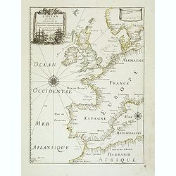 L'Ocean près d'Europe avec les Costes de France, d'Espagne, de Portugal, d'Angleterre, de Hollande, de Danemarc, & cie . . .