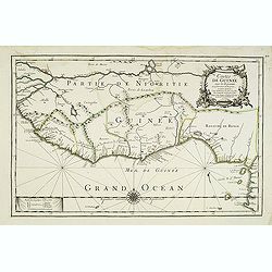 Costes de Guinée avec les Royaumes qui y sont connus des Européens, au-dedans des terres, selonn les relations les plus nouvelles . . .