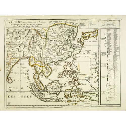 La Chine vaec l'Empire du Mogol. . .