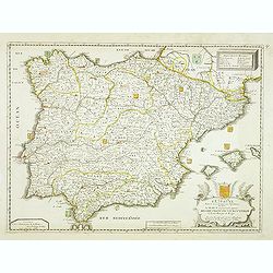 L'Espagne Divisée en ses Principaux Royaumes, dédiée a Haut et puissant Seigneur Messir Francois le Bouteiller . . .