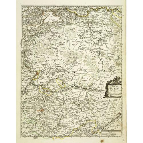 Old map image download for Duché de Brabant et ses Annexes . . .