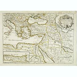 L'empire des Turcs, en Europe, en Asie, et en Afrique, avec les principales routes qu'y tiennent les Caravanes . . .