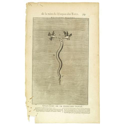 Old map image download for De la Ruine de l'Empire des Turcs Première figure / Epigramme de la première figure. (79)