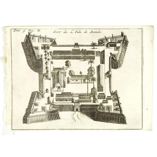 Old map image download for Fort de l'Isle de Banda.