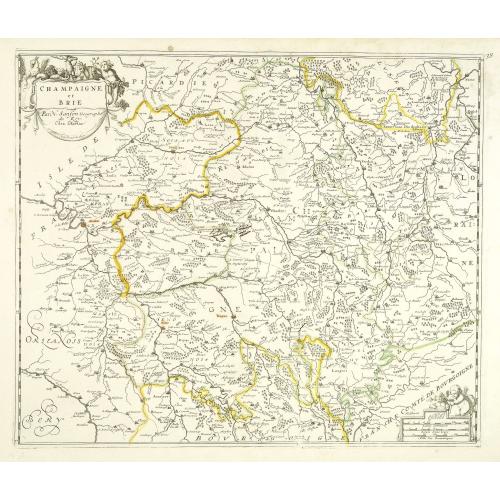 Old map image download for Champagne et Brie.