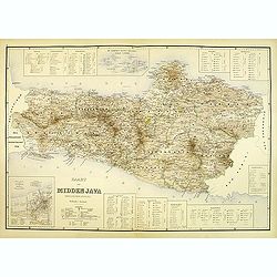 Kaart van midden Java. (tweede militaire afdeling)
