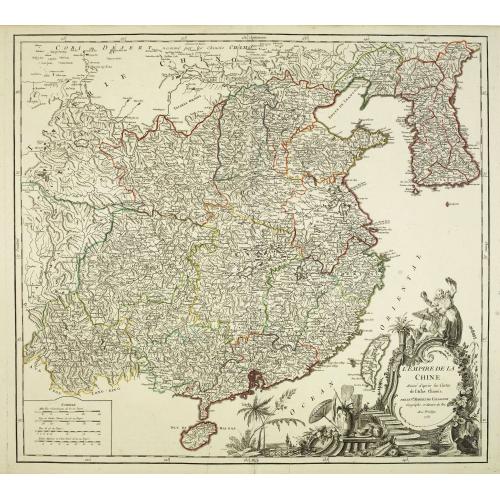 Old map image download for L'Empire de la Chine..
