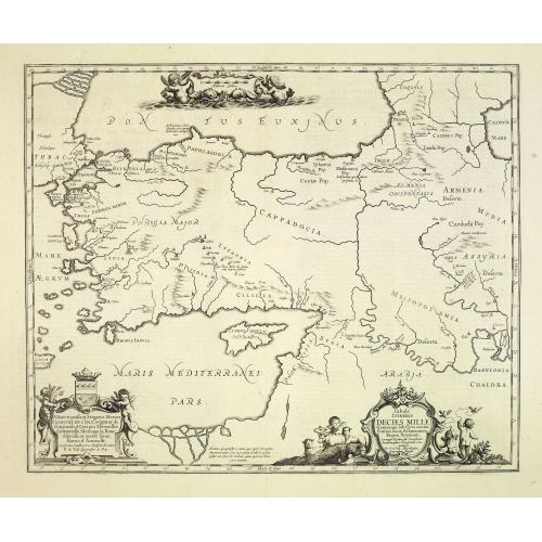 Old map image download for Tabula Itineris Decies Mille Graecorum sub Cyro... Per P. du Val. . .