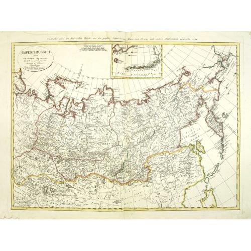 Old map image download for Imperii Russici Pars Orientem Spectans Tab. II da. ex optimis subsidiis delineata a. C. Mannert Norimberge Prostat in Officina A. G. Schneideriana. . .