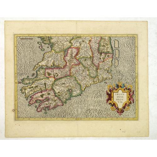 Old map image download for Irlandiae Regnum.