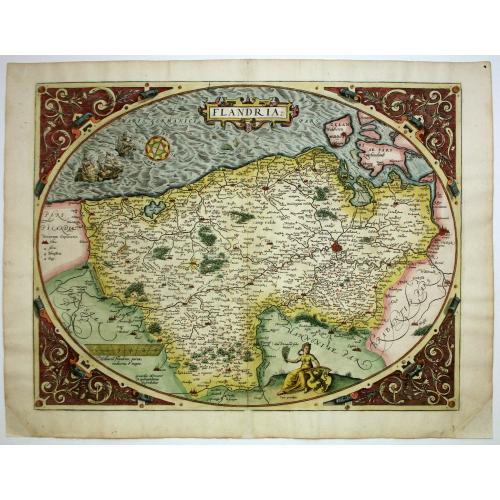 Old map image download for Flandria.