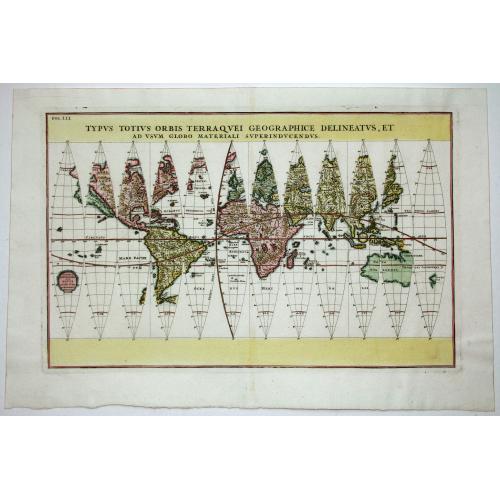 Old map image download for Typus Totius Orbis Terraquei Geographice Delineatus.